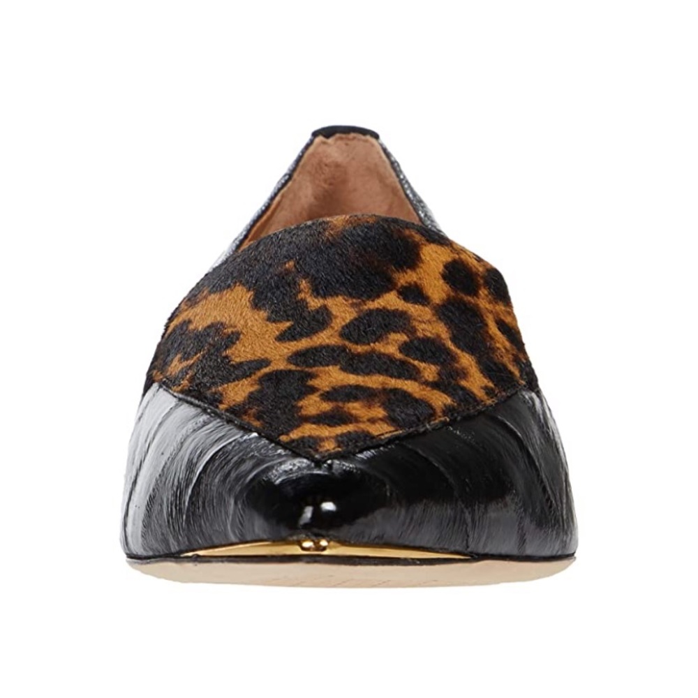 Tory Burch Lila 20 mm Loafer Shoe Black & Animal - Picture 10 of 12